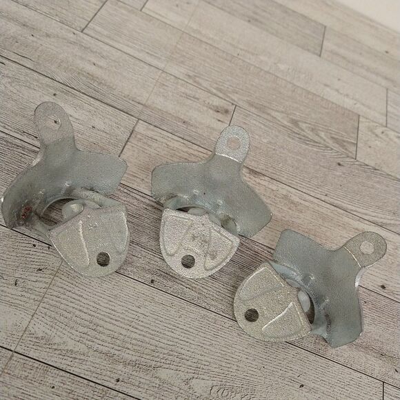 Lot of 3 - Starr X Wall Mount BOTTLE OPENERS Classic - Chrome Plated - Bar Pub - Picture 9 of 11